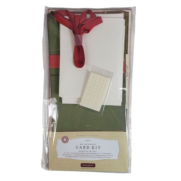 Close to My Heart Originals Card Kit Merry & Bright X8620 Christmas Holiday NEW - Picture 1 of 8